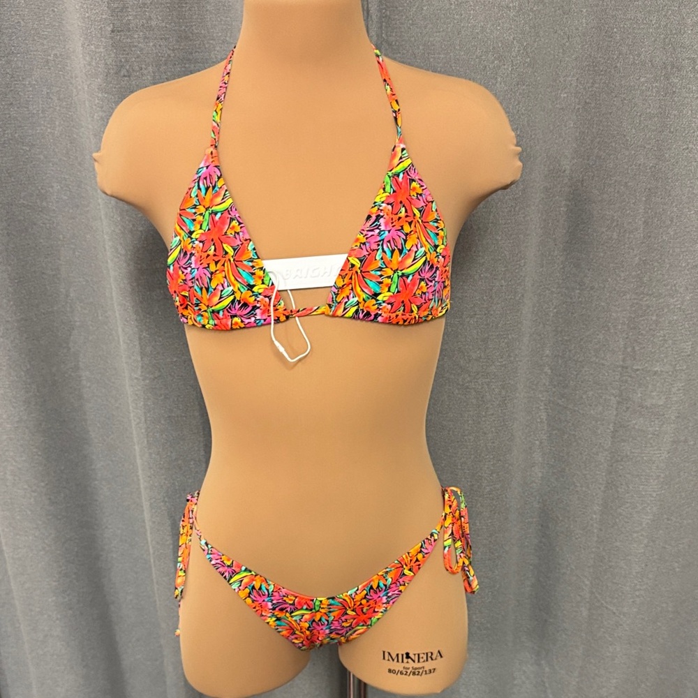 Bright Vibrant Floral Bikini Set